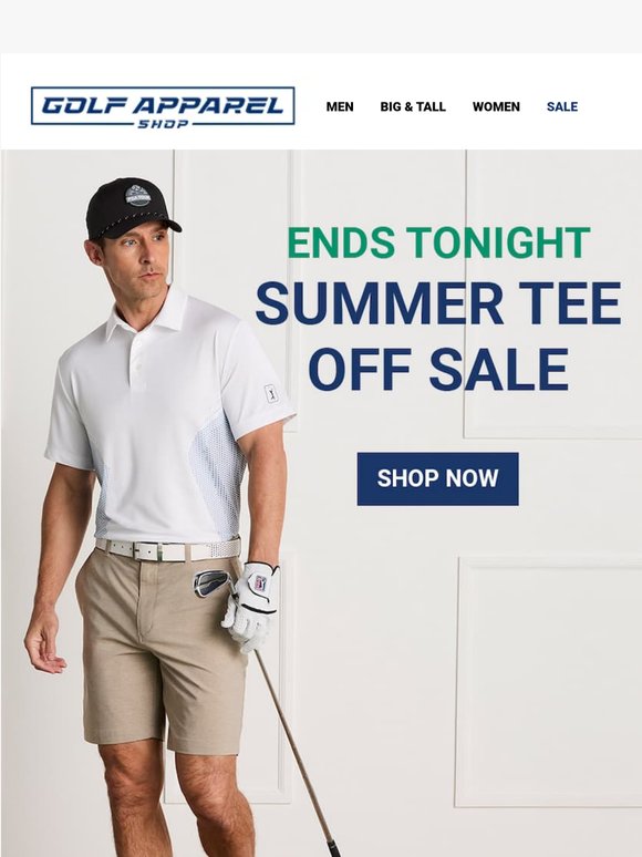Summer Tee Off Ends Tonight!