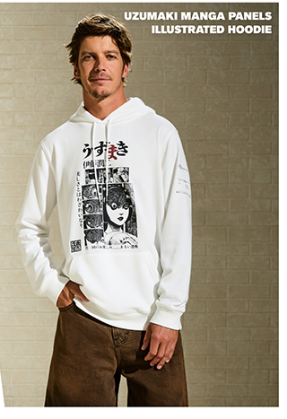 Uzumaki Manga Panels Illustrated Hoodie