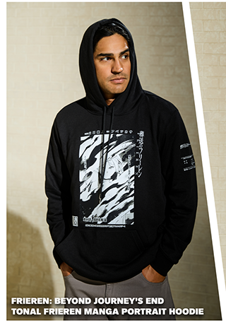 Frieren Beyond Journey's End Tonal Frieren Manga Portrait Hoodie