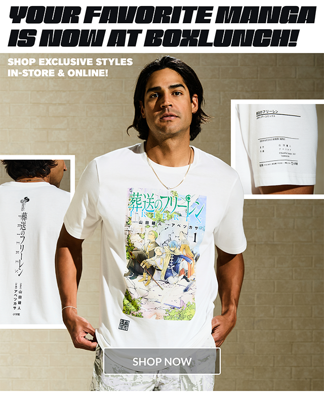 Your New Favorite Manga Is Now At BoxLunch! Shop Exclusive Styles In-Store And Online! Shop Now