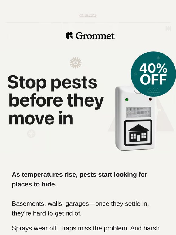 🪳 Stop pests before they move in