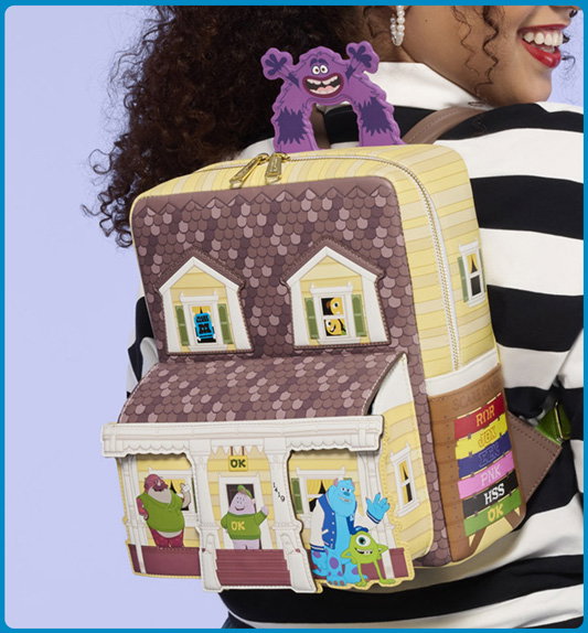 Loungefly Disney Monsters University Oozma Kappa House Figural Mini Backpack