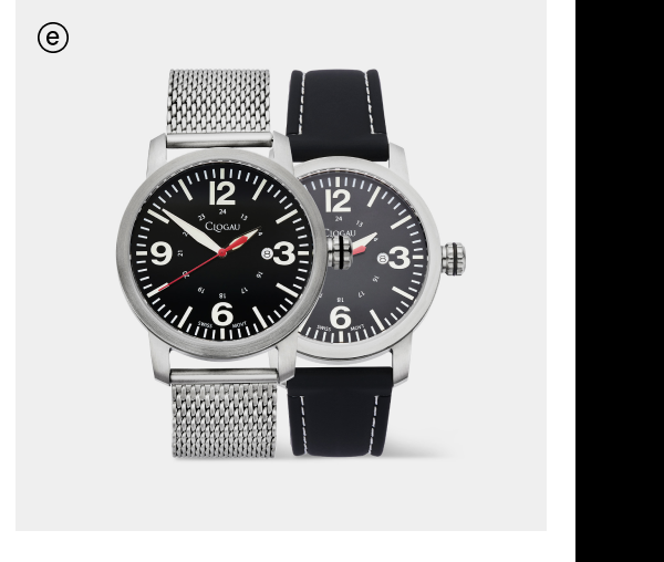 Elwy Watch with Interchangeable Straps