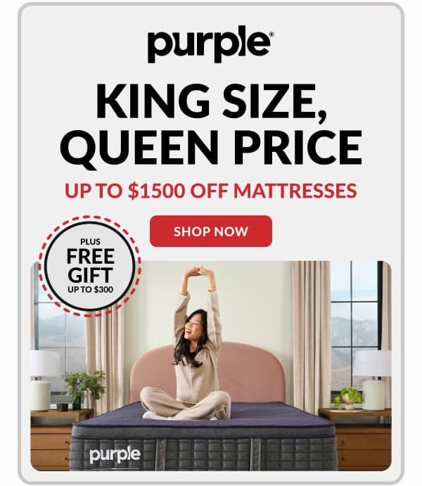 Purple King Size Queen Price