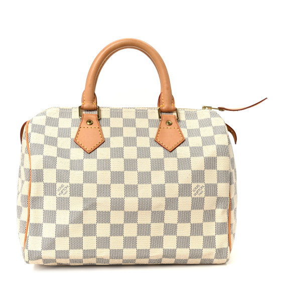 LOUIS VUITTON Damier Azur Speedy 25