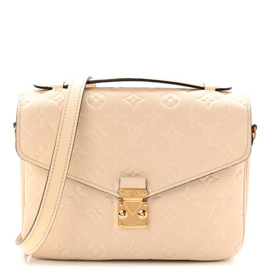 LOUIS VUITTON Empreinte Pochette Metis Creme