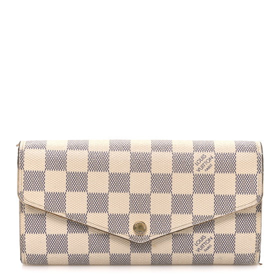 LOUIS VUITTON Damier Azur Sarah Wallet NM