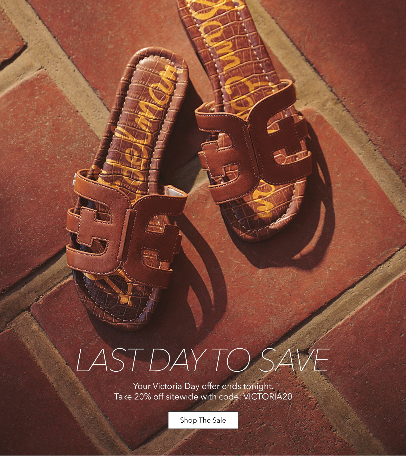 LAST DAY TO SAVE | Your Victoria Day offer ends tonight. Take 20% off sitewde with code: VICTORIA20 | Shop the Sale 