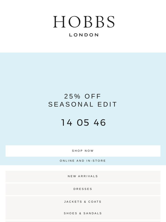 Ends tonight: 25% OFF