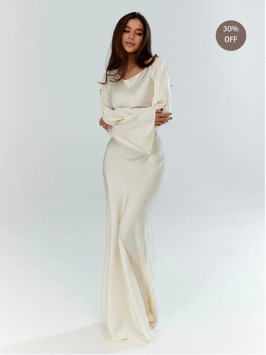 Image of Gamine Long Sleeve Dress