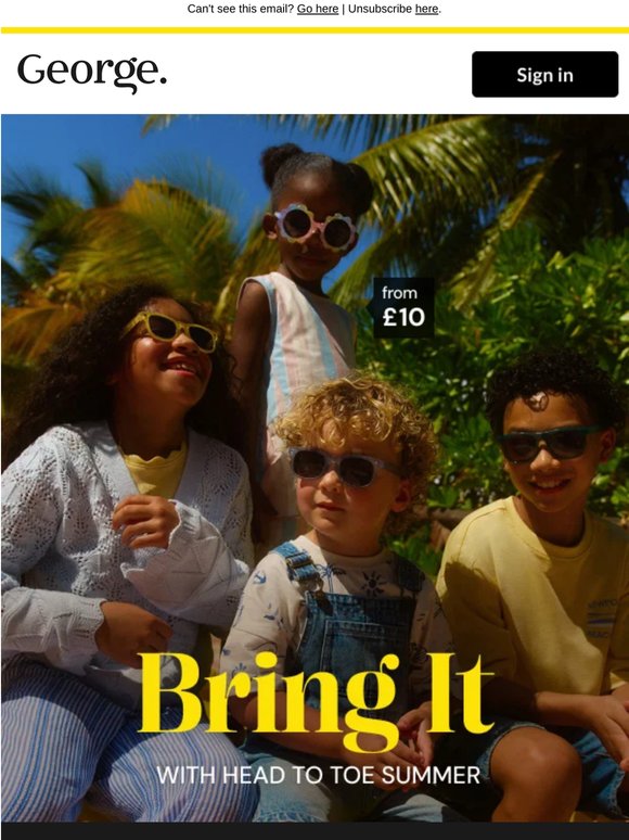 Kids' summer wardrobe, sorted! 🙌