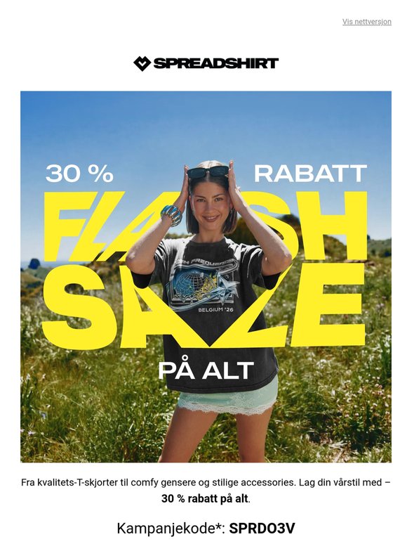 ⏰ –30 % rabatt på alt