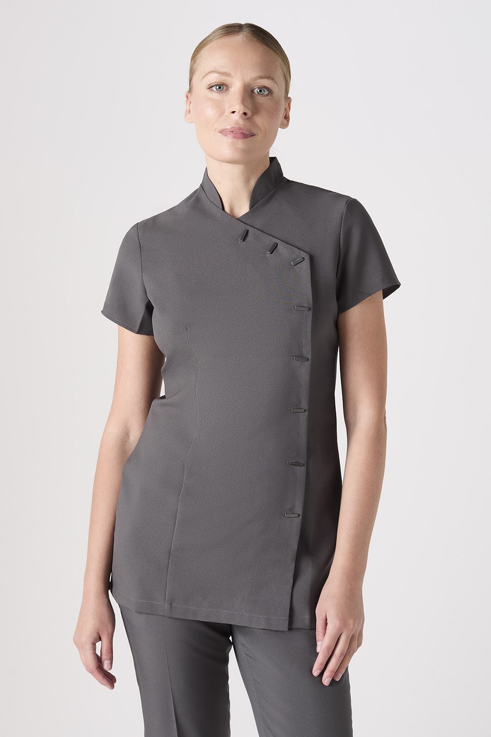 Image of SJ Women's Asymmetrical Tunic, Grey
