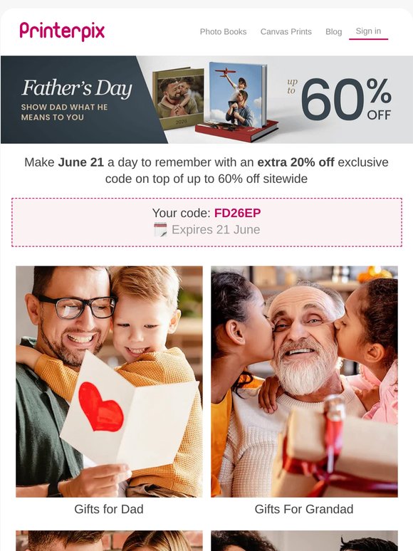 🎩 Father’s Day Sale is Live 💙
