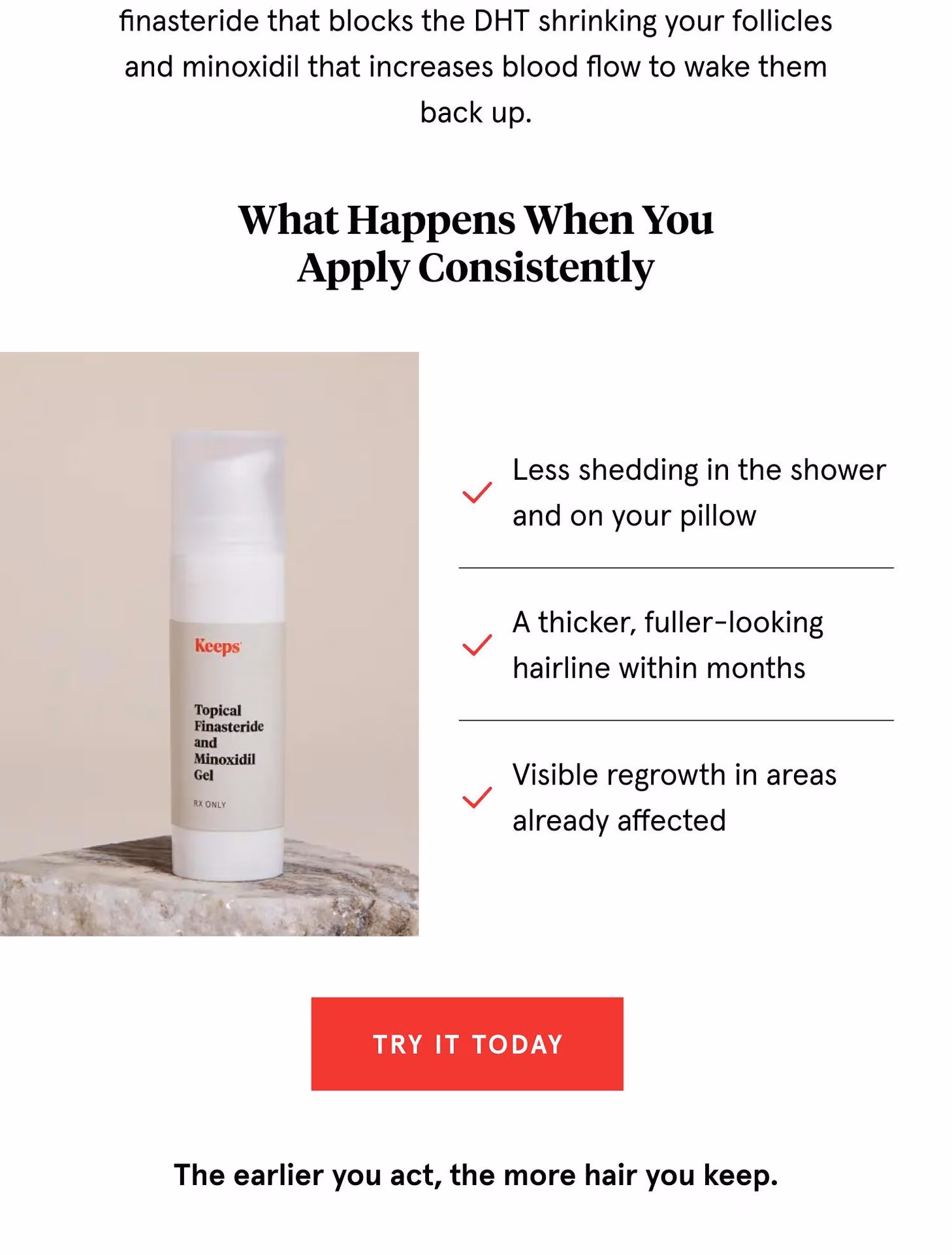 What happens when you apply consistently