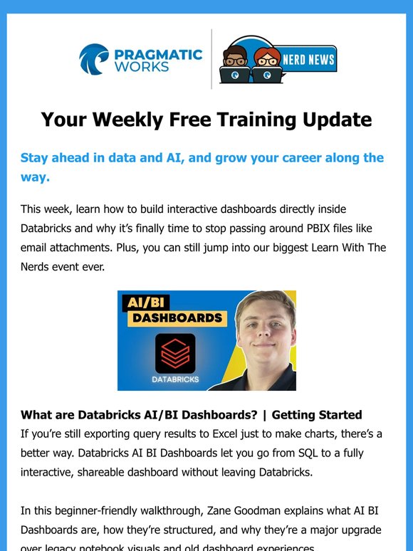 It's not 2019 anymore! {Plus, more free training}