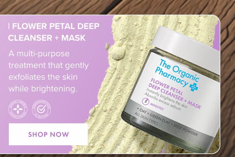 Flower petal deep cleanser and mask