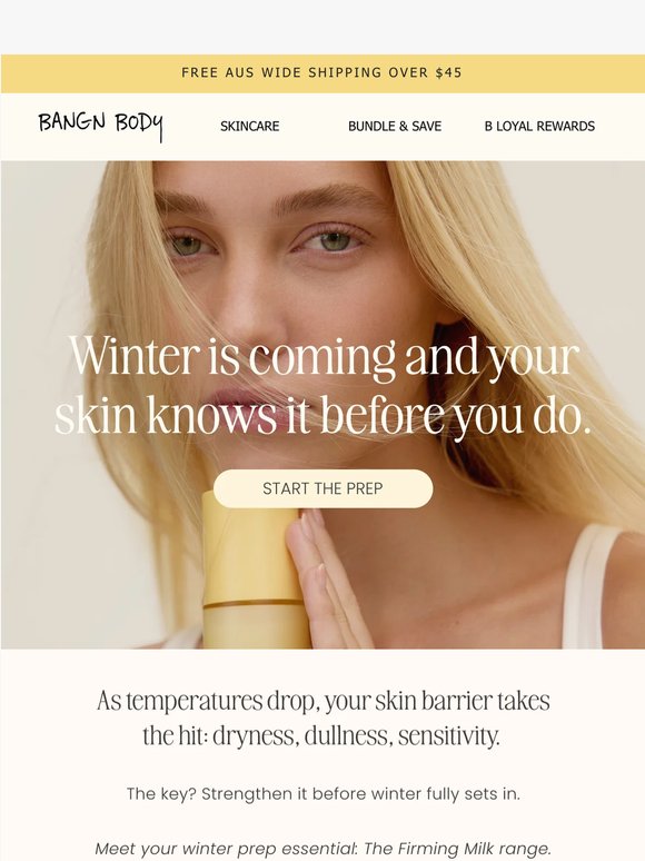 Winter-Ready Skincare Awaits You!