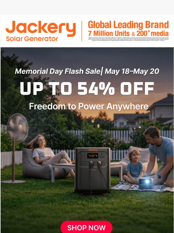 🏡 Final 48 Hours for Memorial Day Deals | Up to 54% Off