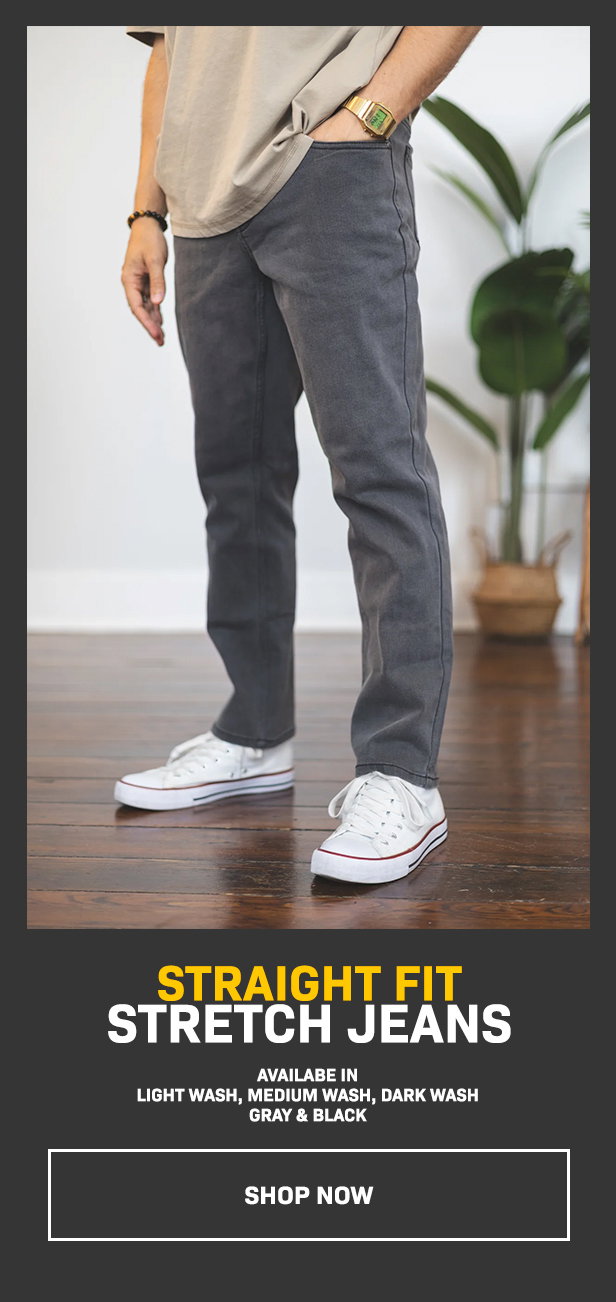 Straight Stretch Jeans