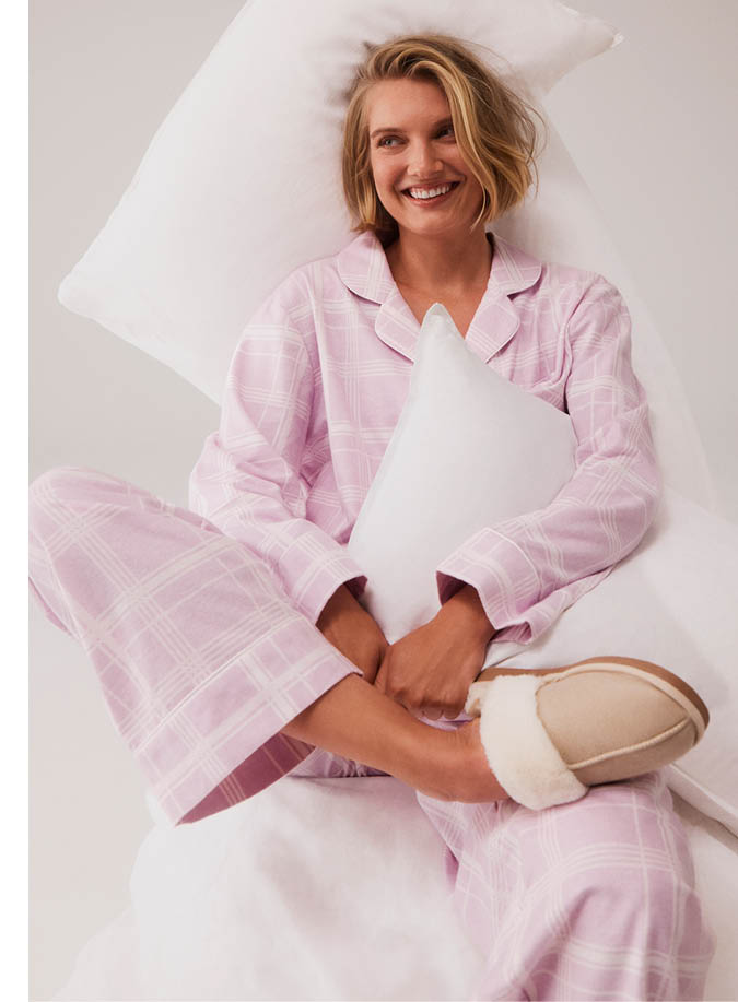 Check Flanelette Pyjama Set