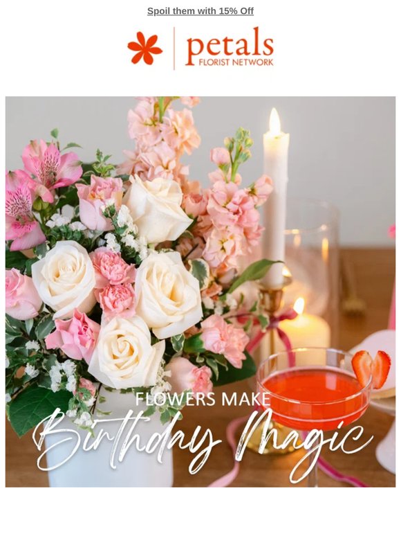 Make Birthday Magic 🎈 Enjoy 15% Off