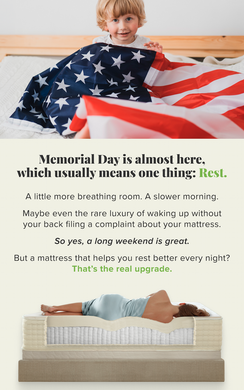 Memorial Day is almost here