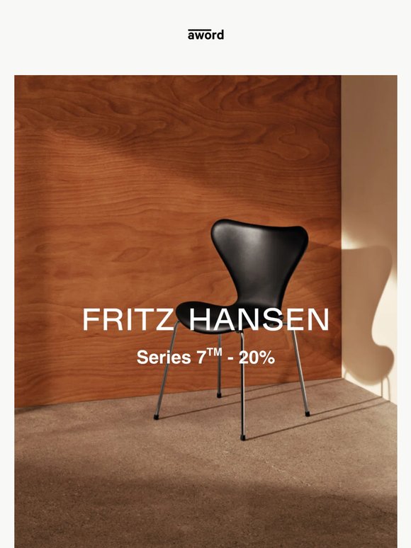 -20% på Series 7™ – et designikon fra Fritz Hansen