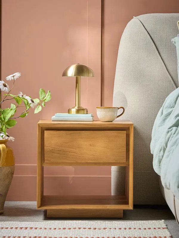 Teak Bedside Table