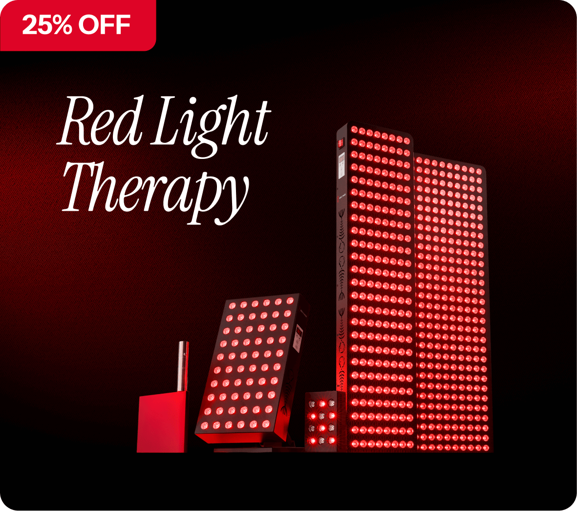 25% off. Red Light Therapy 