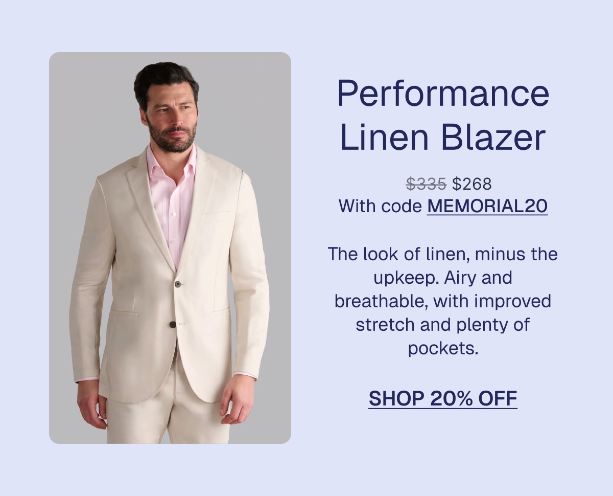 Performance Linen Blazer
