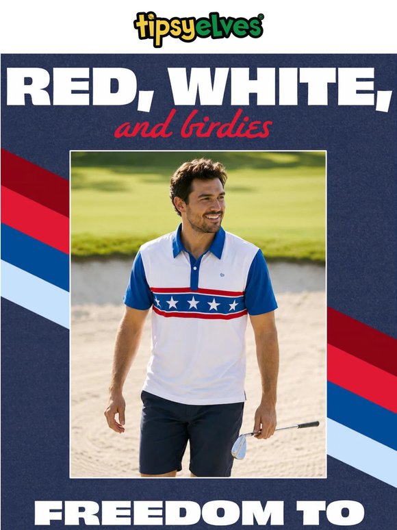 Red, White & Birdies🏌️