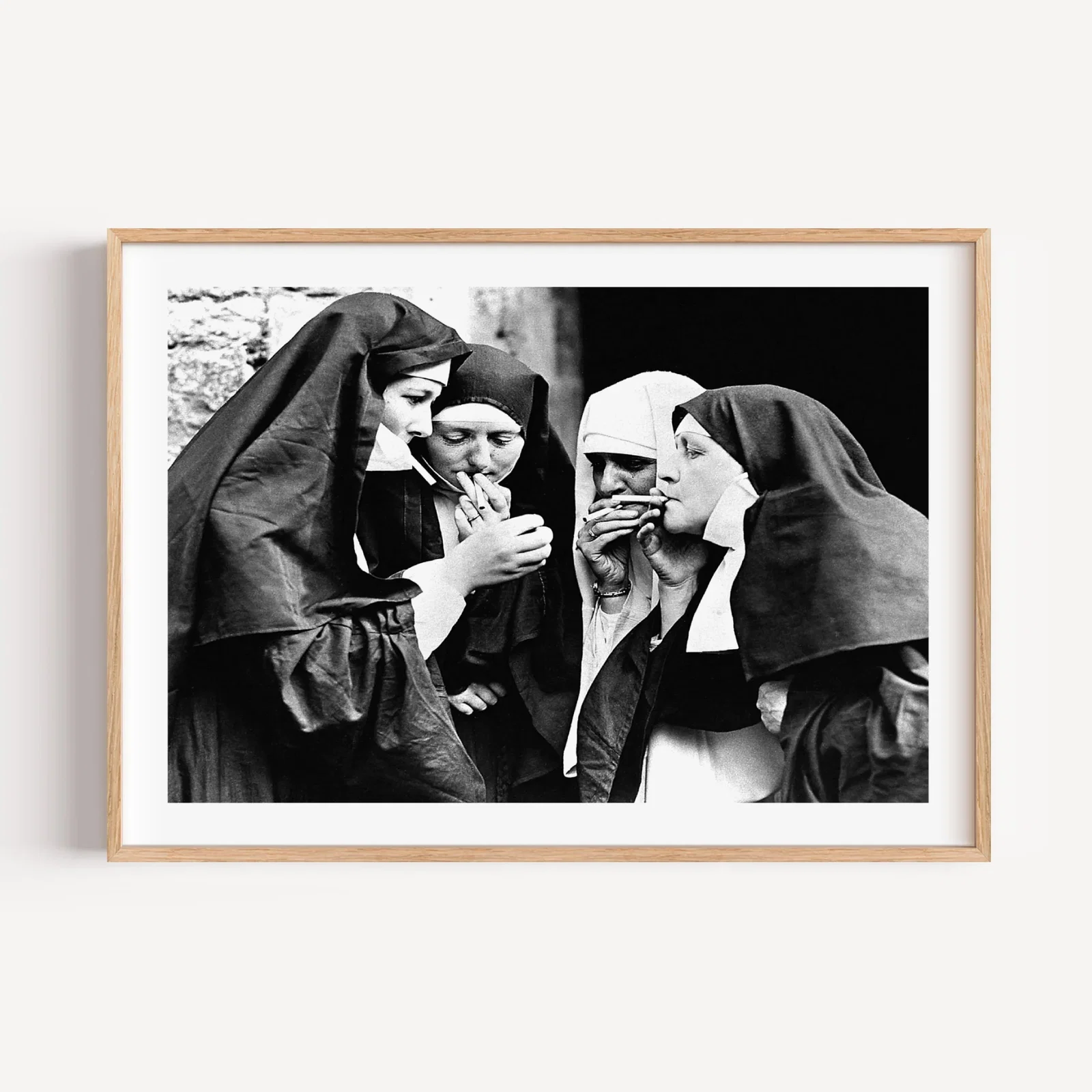 Image of Smoking Nuns 1950