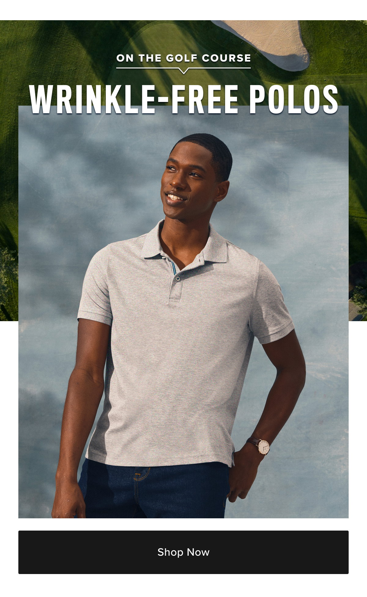 Wrinkle-Free Polos For The Golf Course