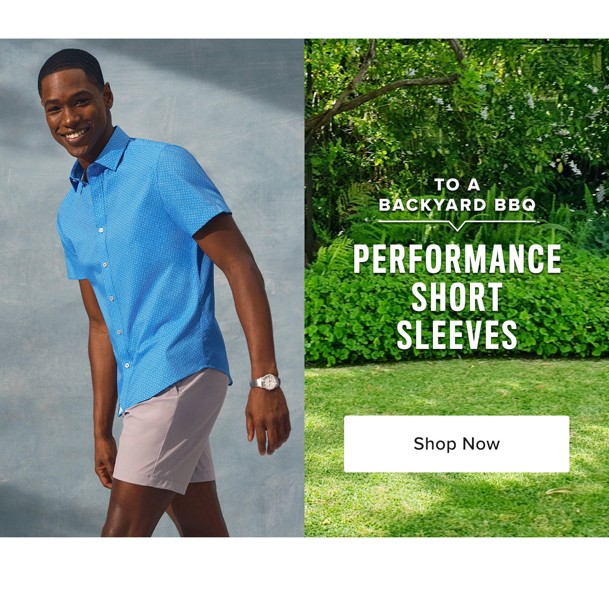 Performance Short-Sleeve Button Downs For A Backyard BBQ