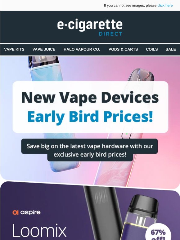 ✨ New vape devices - Early bird prices