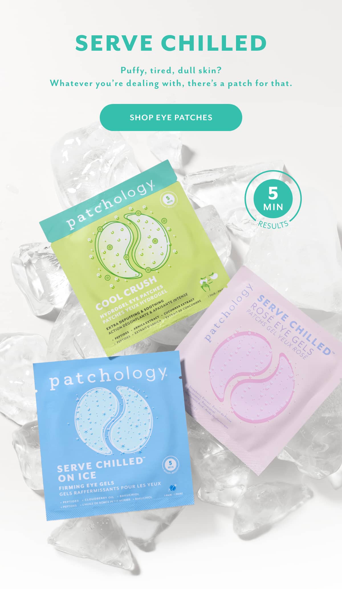 puffy tired dull under eyes shop patchology masks