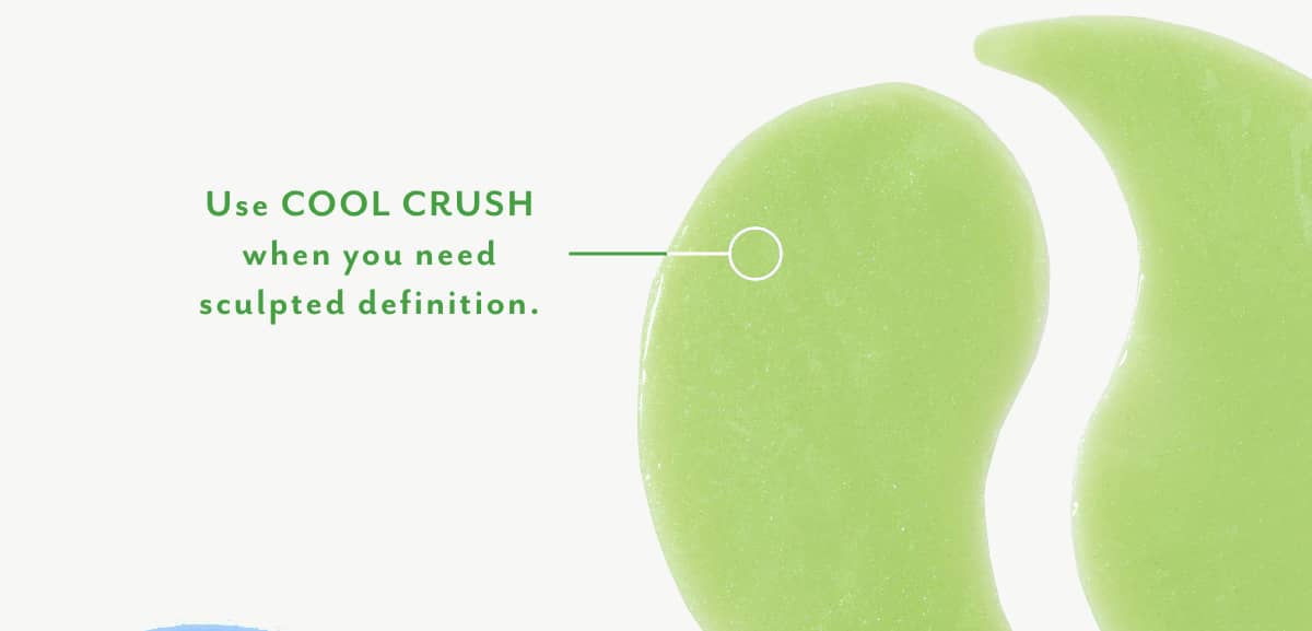 cool crush depuffing under eyes