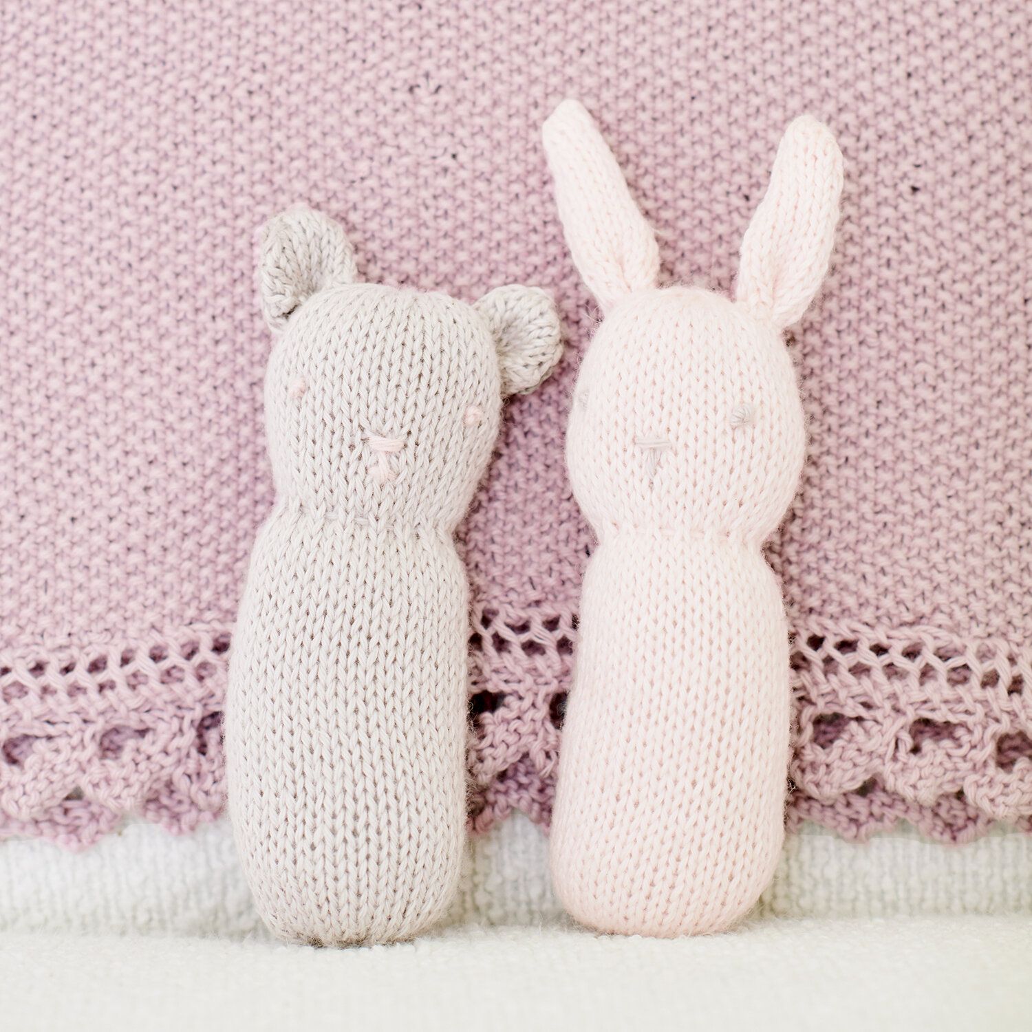 Strickanleitung Häschen & Teddy aus Baby Cozy Organic Cotton Cashmere