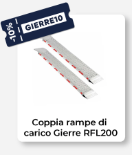 Gierre RFL200 - Coppia rampe di carico fisse