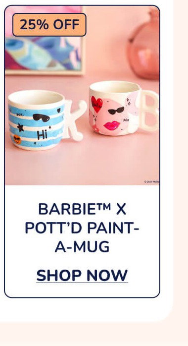Barbie™ x Pott’d Paint-a-Mug 1