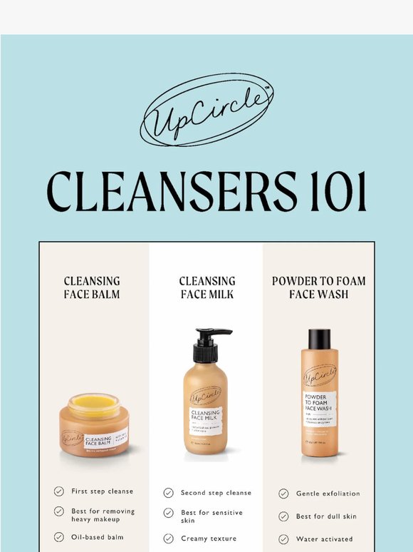 Cleansers 101: Find Your Perfect Match 💘