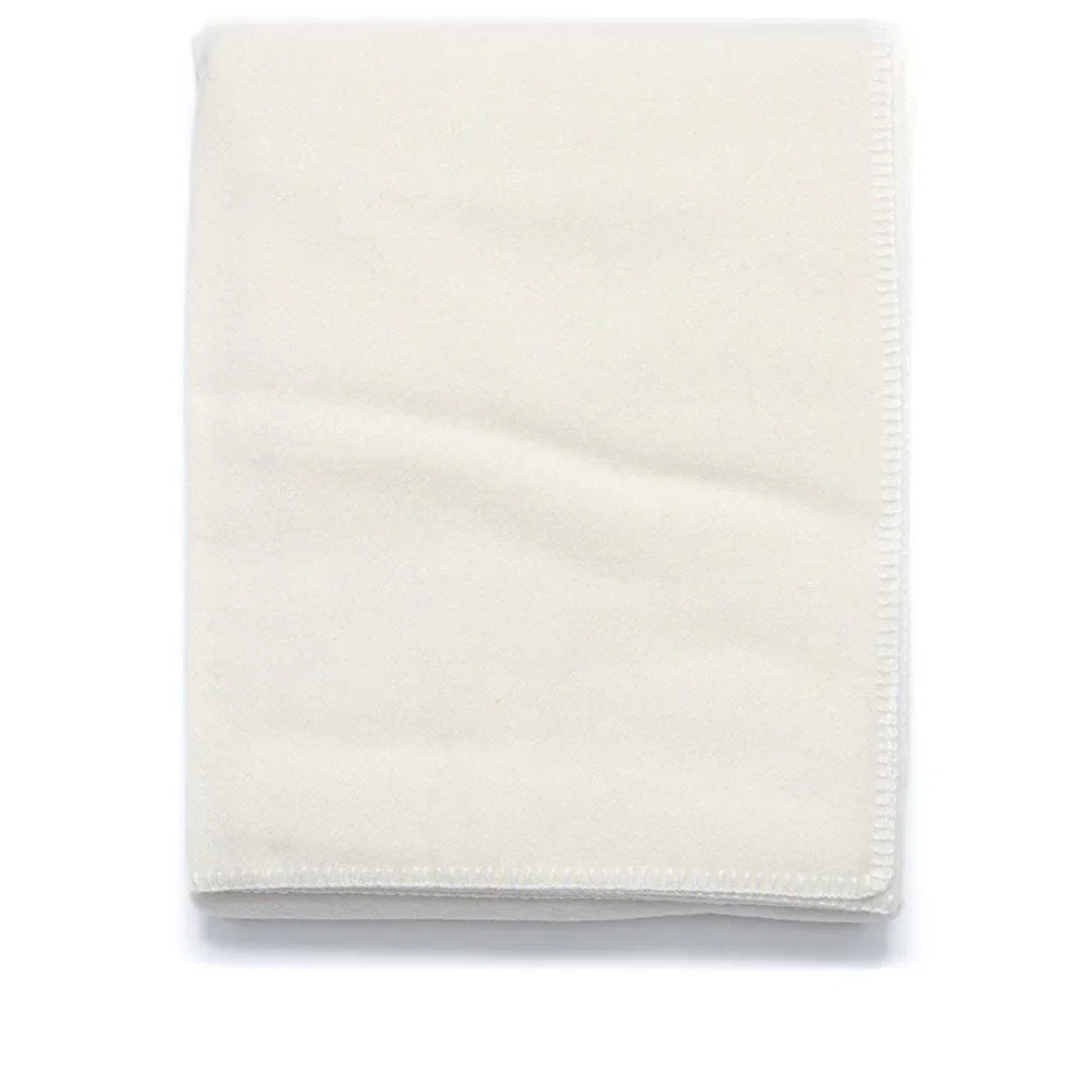Image of Color Variation Factory Second Pure & Simple Bone/White Wool Blanket