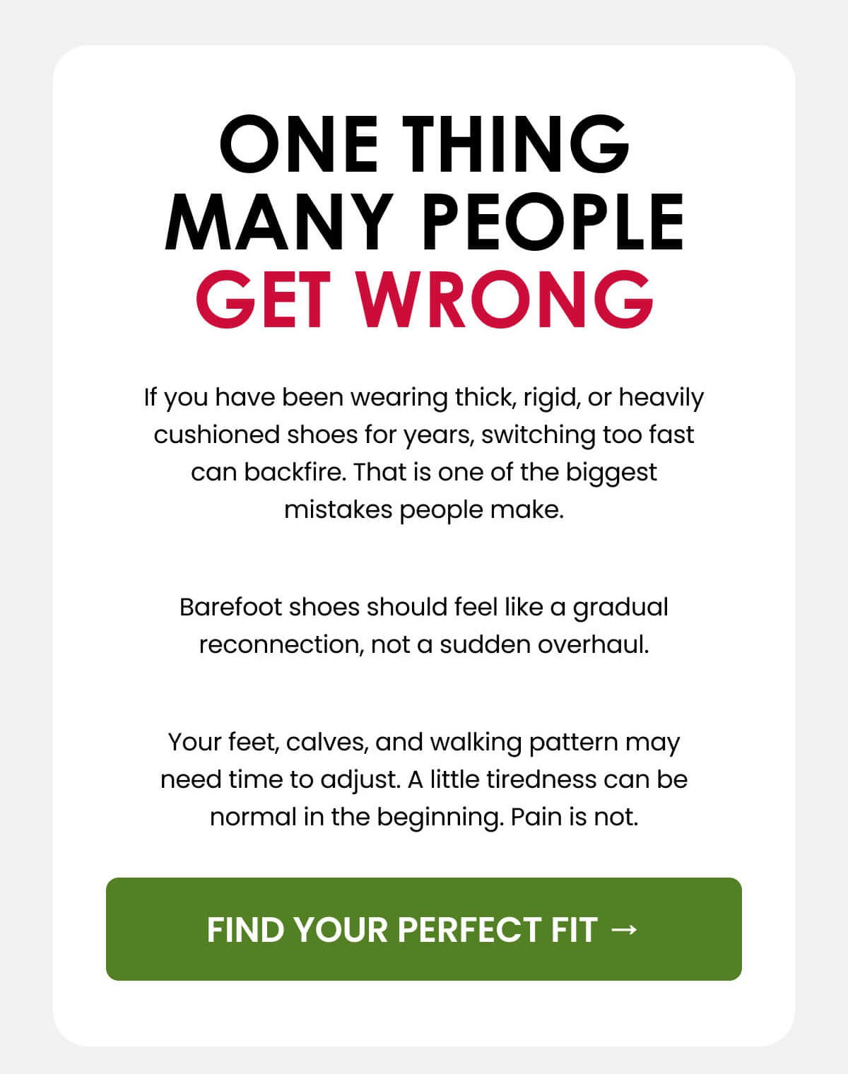 One thing many people get wrong