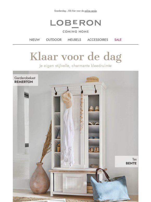 Getting ready: een kleedruimte met charme 👗