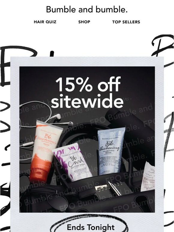 Only a few hours left to get 15% off