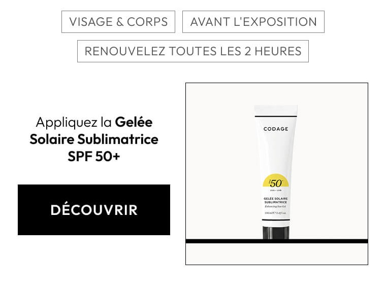 Gelée Solaire Sublimatrice SPF 50+ 1