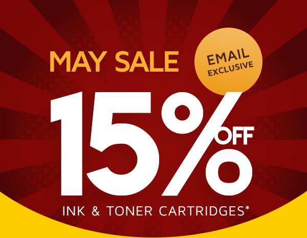 15% Off ink and toners