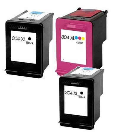 Image of 999inks Compatible Multipack HP 304XL 1 Full Set + 1 Extra Black Inkjet Printer Cartridges