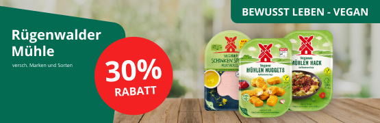 Rügenwalder Mühle – 30 % Rabatt 